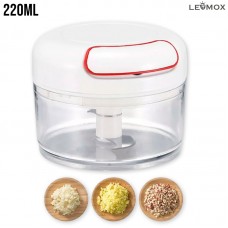 Mini Processador de Alimento Manual Portátil 220ml LEY-1934 Lehmox - Branco